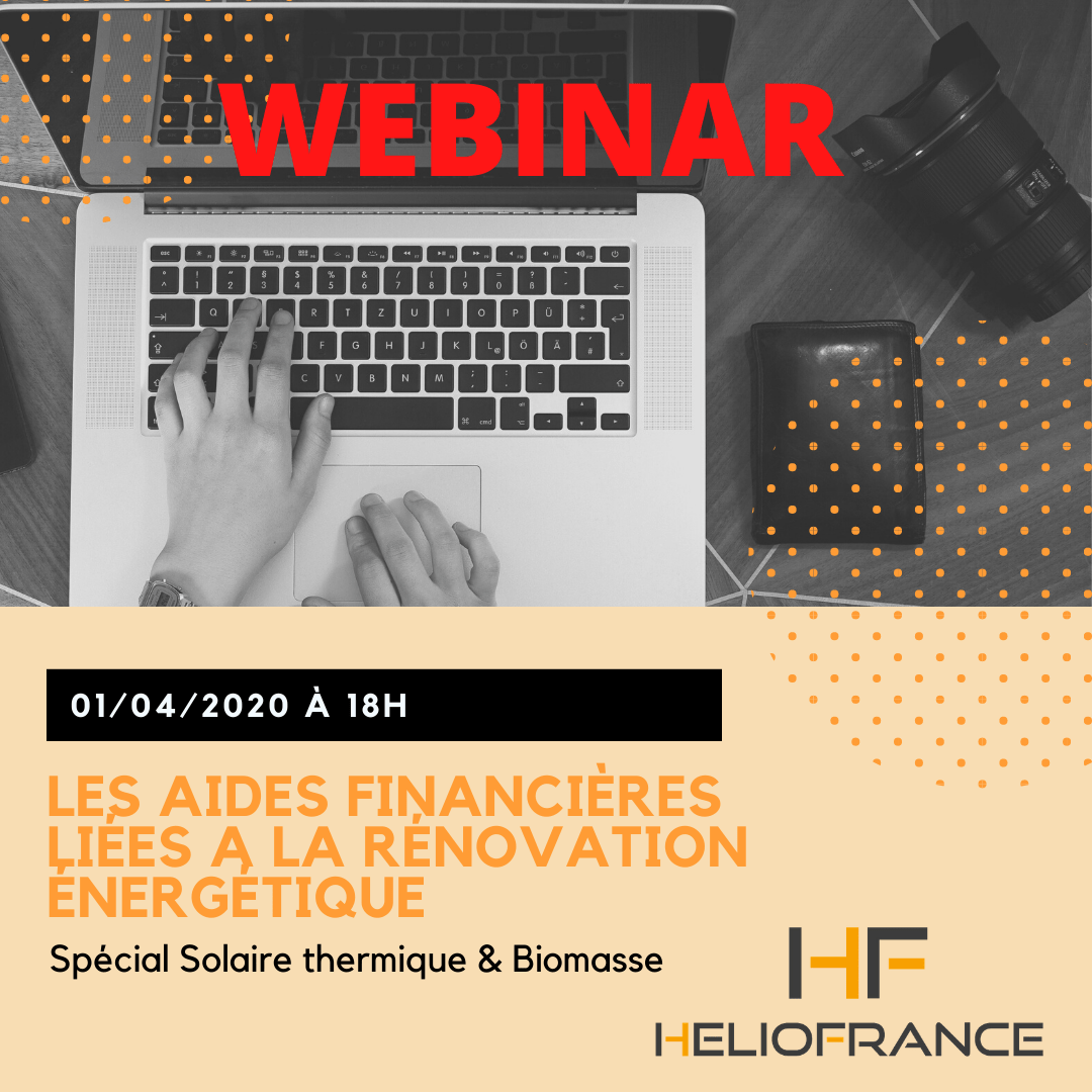 WEBINAIRE : aides financières 2020 par HELIOFRANCE