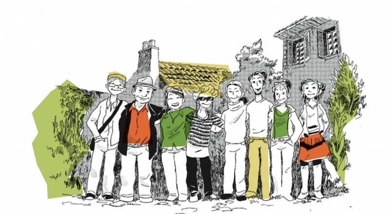 Chantier participatif encadré par Monique CERRO - Enduit de réparation façade en pisé