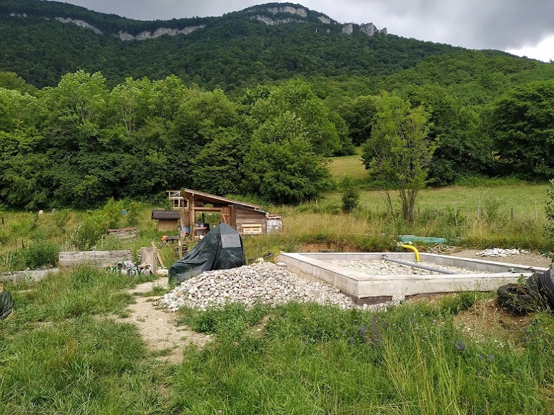 Chantier participatif construction paille/GREB