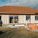 Maison en GREB sur dalle bois isolée