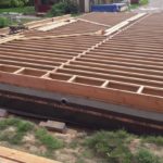 Chantier ossature bois dans les Vosges