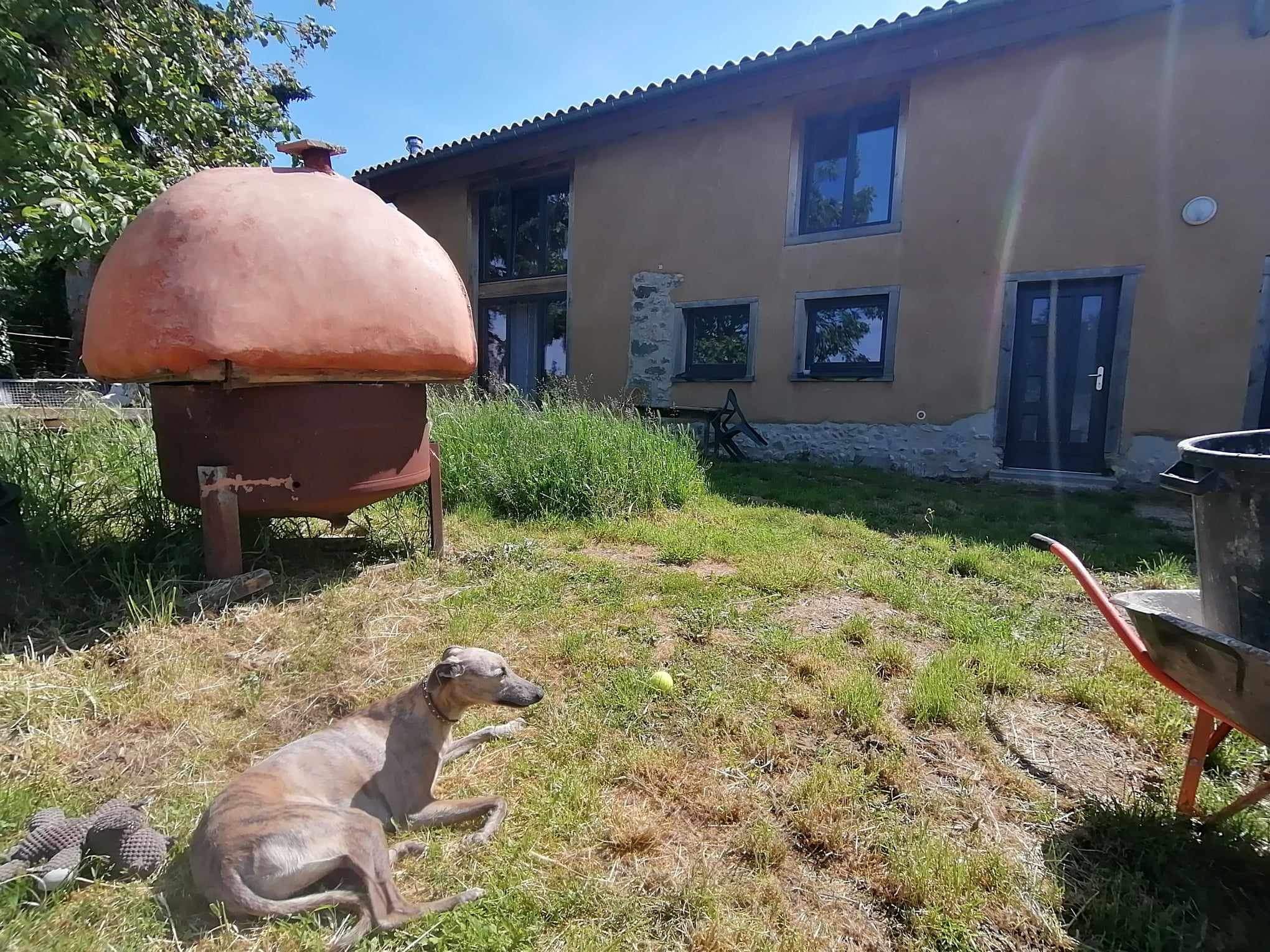 Visite de chantier - Transformation d’une grange en pisé en habitation