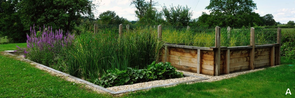 Bac maçonné pour phytoépuration