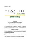 Gazette Castors septembre 2026