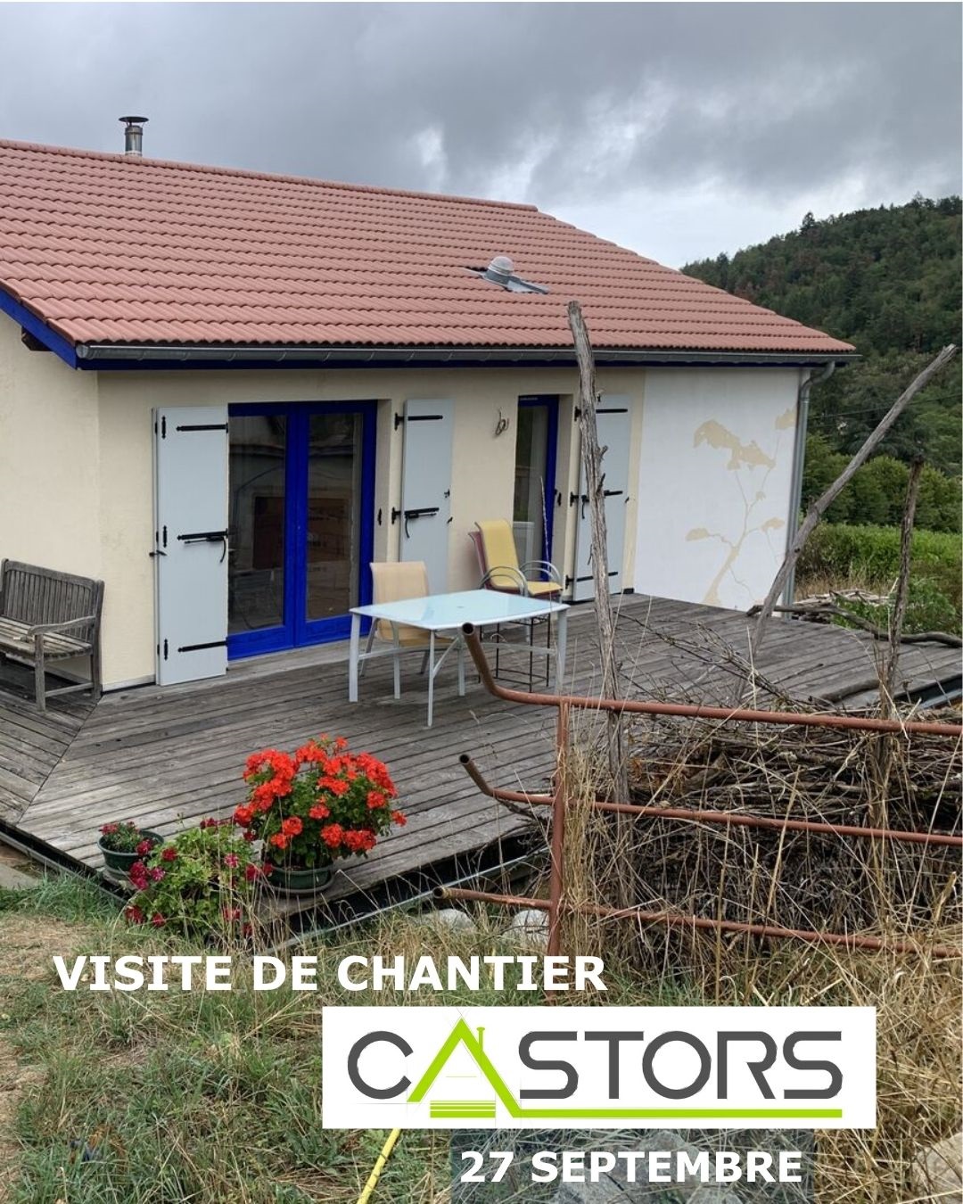 visite de chantier : Maison 1960 rénovation en cours dans la Loire ; autonomie, réemploi, zéro déchet et destination passif : 4 piliers pour guider cette auto rénovation